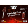 50 penis-shaped lollipops ron-cola flavor 10% alcohol