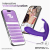 Wingy Butterfly Vibrator with App Dark Purple
