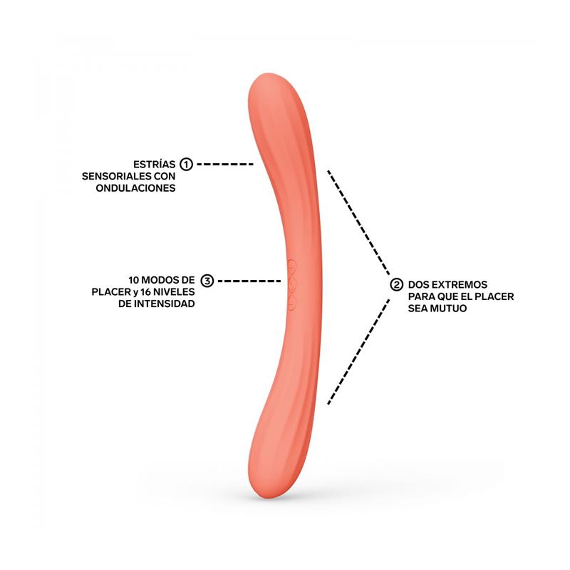Couples Toy Boomerang Coral Red