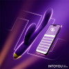 Lyra G-Spot Rabbit Vibrator with App Purple