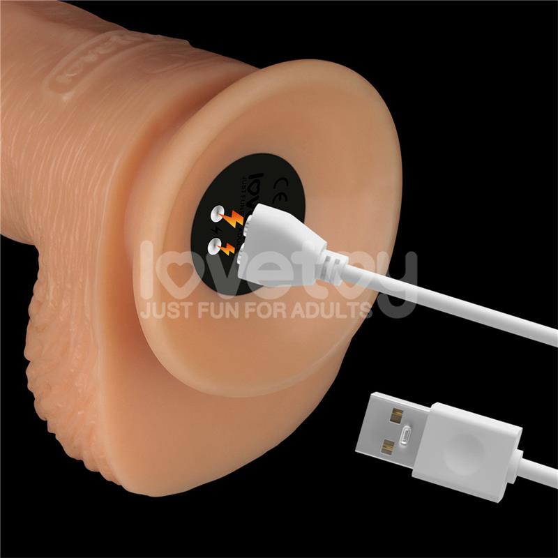 Strap On with Vibrating Dildo 9.5