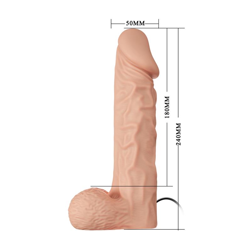 Strap-on with Dildo and Vibration 9.4