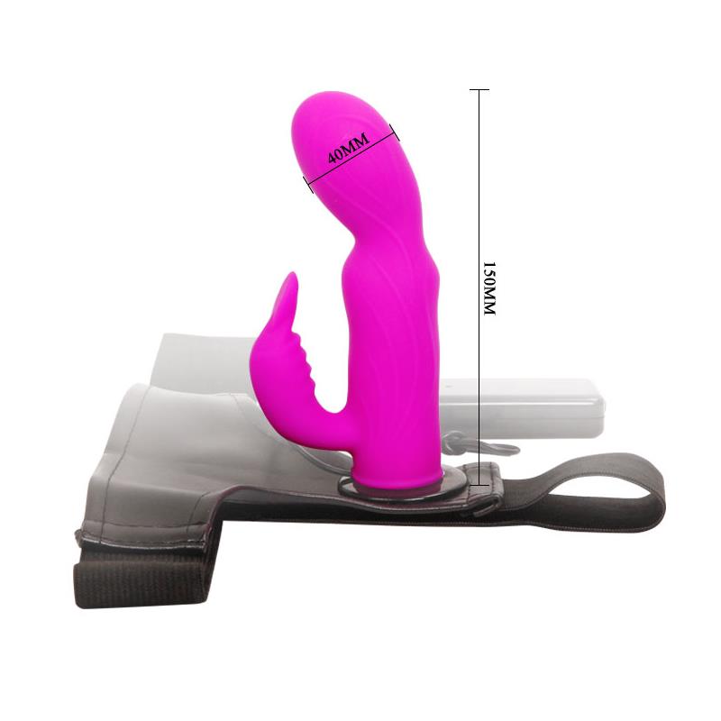 Baile Strap-on Dildo Purple 15 cm