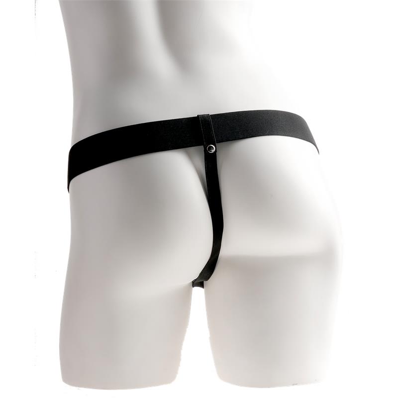 Strap-On with Hollow Dildo with Vibration 7