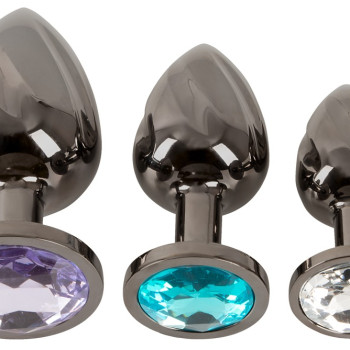 ANOS Metal Butt Plug Set Diamo