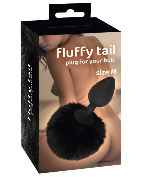 Fluffy Tail Black M