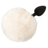 Fluffy Tail White S