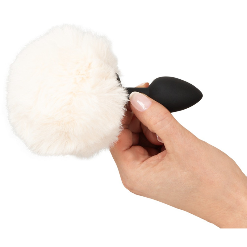 Fluffy Tail White S