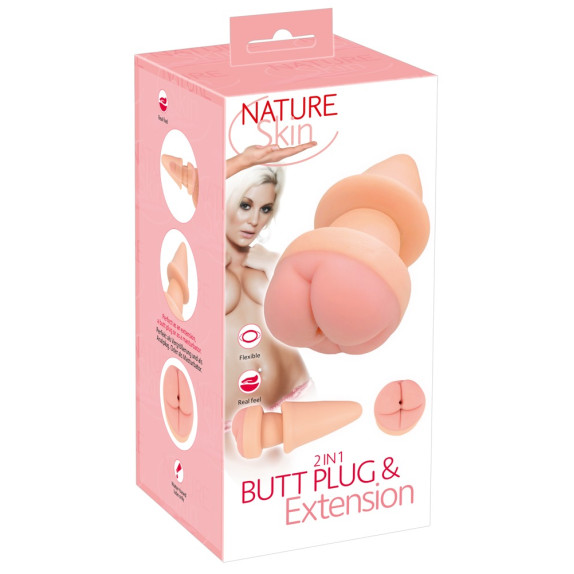 Nature Skin Butt Plug & Extens