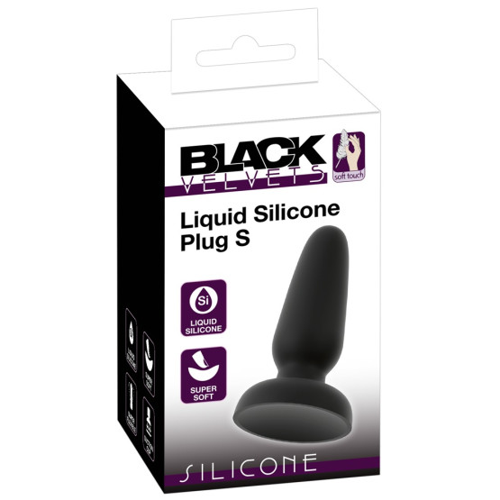 Black Velvets Silicone Plug S