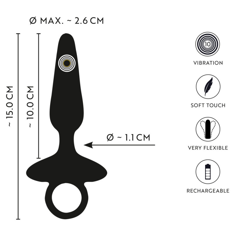 ANOS Flexible Butt Plug Vibrat