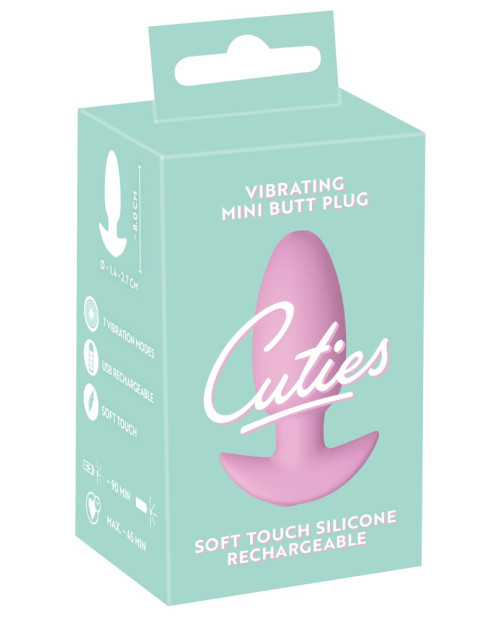 Cuties Vibrating Plug Rose
