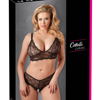 Bra and String black