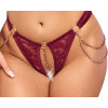Open Top & Thong red