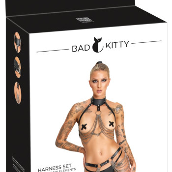 Bad Kitty Harness 3-piece S-L