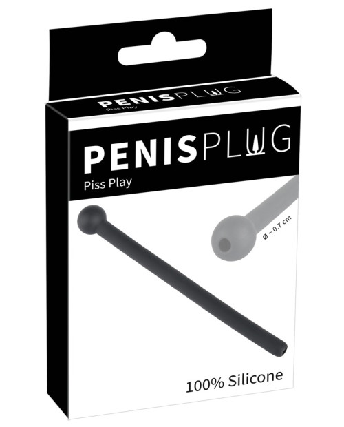 Penis Plug Piss Play black