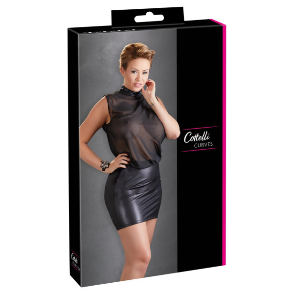 Dress transparent black