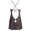 Satin Chemise Black