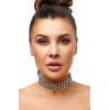 Leder Halsfessel Kette