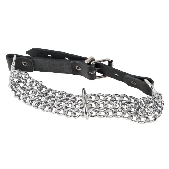 Leder Halsfessel Kette