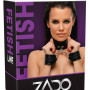 Leather collar and handcuffs
