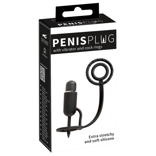PenisPlug w. Vibrator and Cock