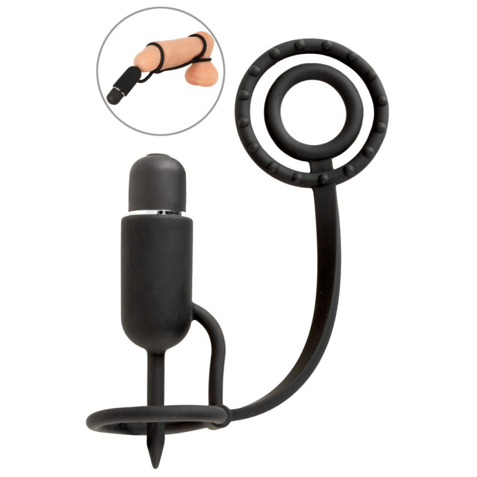 PenisPlug w. Vibrator and Cock
