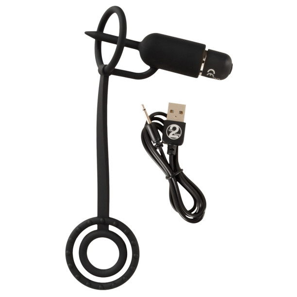 PenisPlug w. Vibrator and Cock