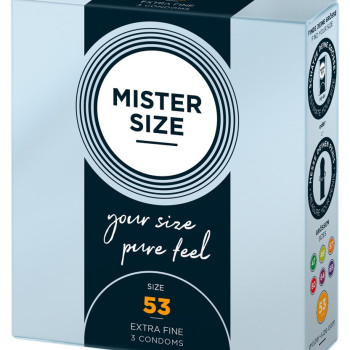 Mister Size 53mm pack of 3