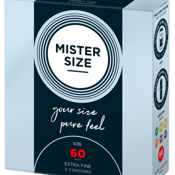 Mister Size 60mm pack of 3