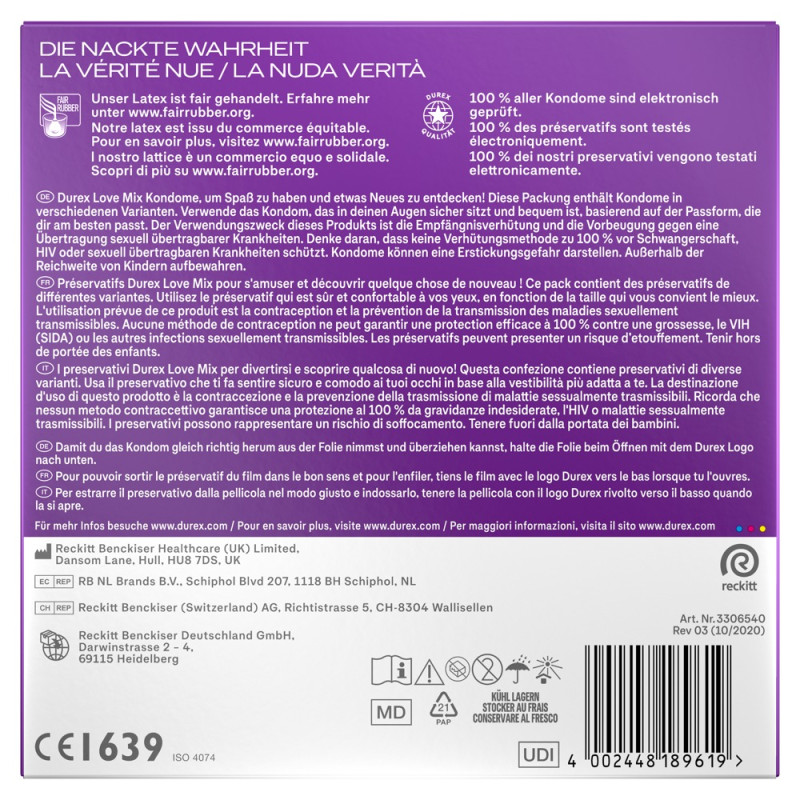 Durex Love Mix Pack of 40