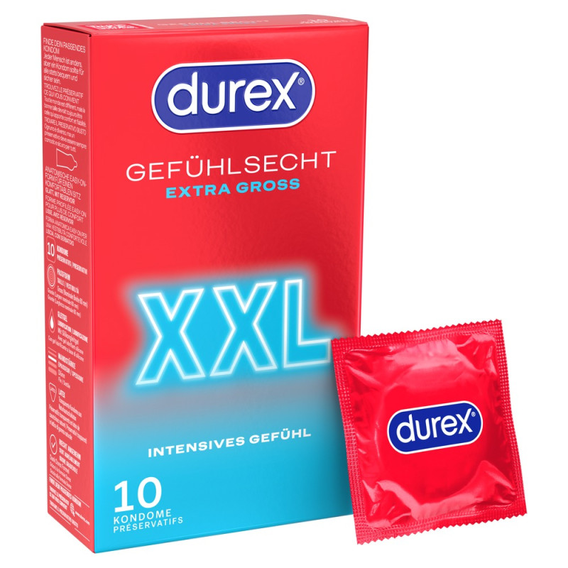 Durex Gefühlsecht Extra Groß10