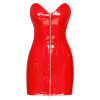 Vinyl Dress red