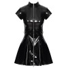 Vinyl Dress flared S