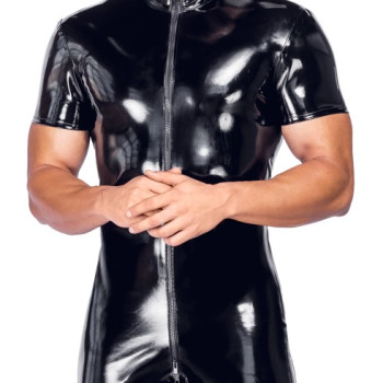 Men's Short Vinyl Playsuit