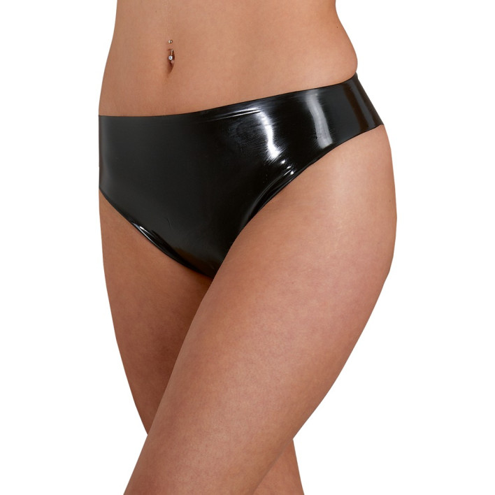 Latex Briefs black