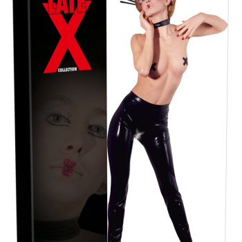 Crotchless Latex Leggings
