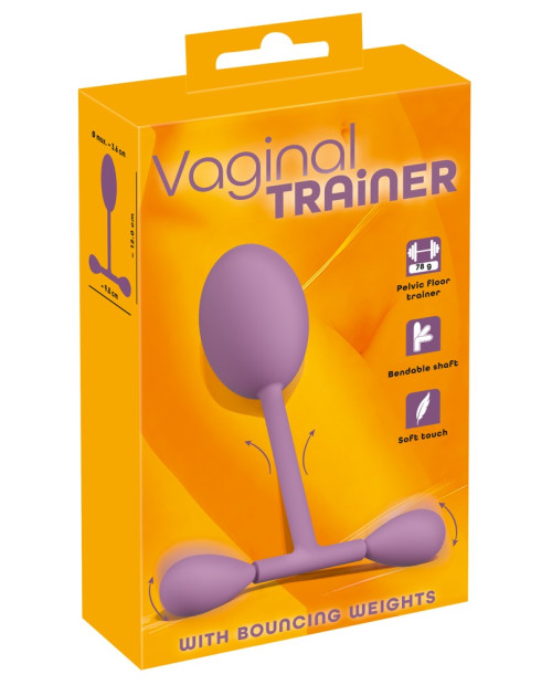 Vaginal trainer with bouncing