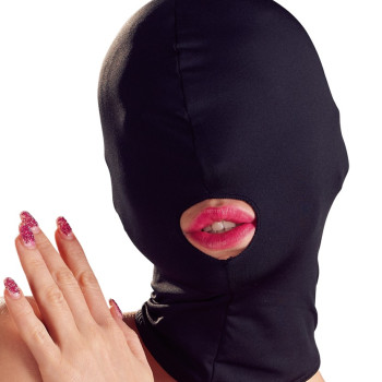 Head mask mouth black BK