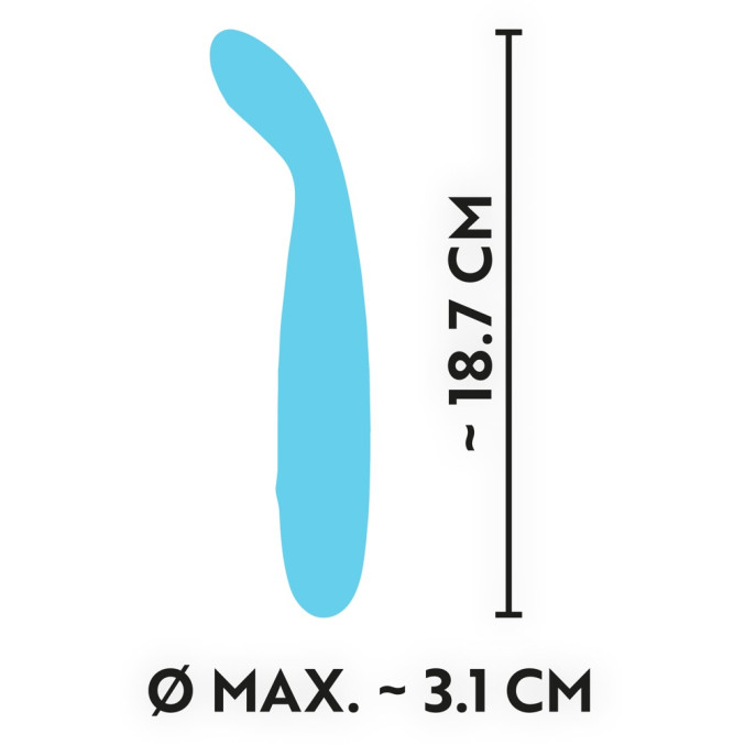 Cuties Mini Vibrator Blue 2.G