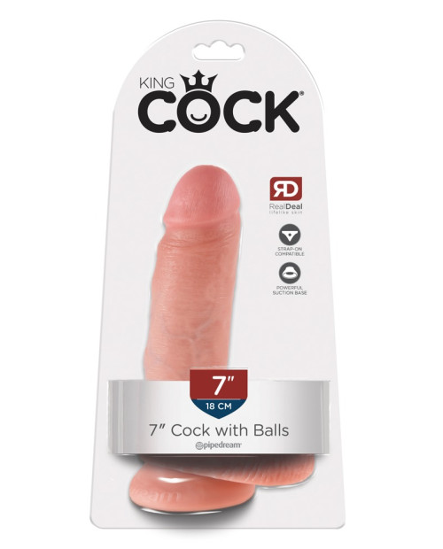 King Cock with balls 7 inch