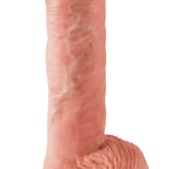 King Cock 10inch Vibr./w.balls