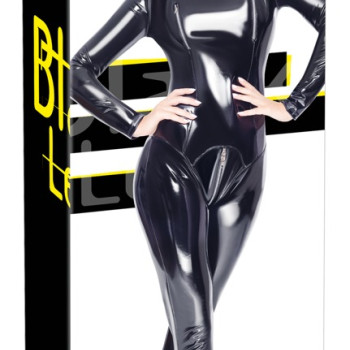 Vinyl Jumpsuit Black