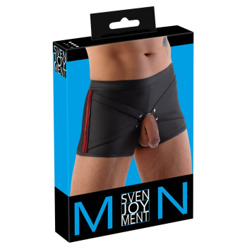 M. Pants black/red