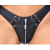 Imitation Leather Top & ThongS