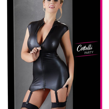 Dress with Suspender Straps