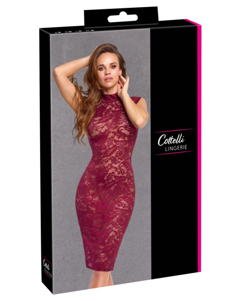 Lace Dress red