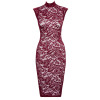 Lace Dress red