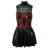 Dress black/red