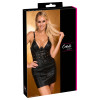 Imitation Leather Mini Dress
